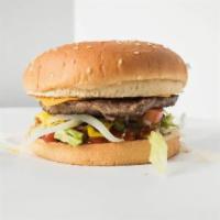 1/4 lbs. Hamburger with Fries · Grilled or fried patty on a bun. 