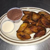 Fried Plantains · Ripe fried plantains.