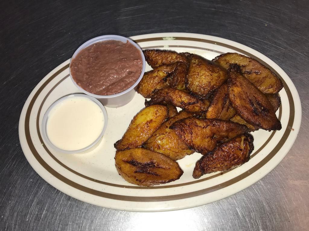 Fried Plantains · Ripe fried plantains.