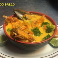 Seafood Soup/Sopa de Marisco · Served with 2 sides.
