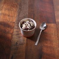Double Chocolate Brownie Sundae · 1 scoop Belgian Chocolate, 1 scoop Brownie Swirl topped with chocolate syrup, brownie chunks...