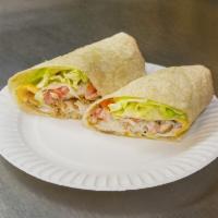 Chicken Bacon Ranch Wrap · Grilled chicken, bacon, provolone cheese and ranch dressing.