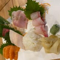 Sashimi Platter · 15 pieces chef's best selected fresh sashimi of the day.
