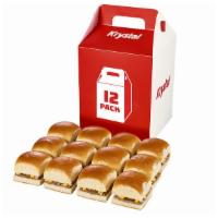 12 (Sackful) of Krystals · The original flavor bomb that made Krystal® famous. This 100% USDA beef patty is grilled to ...