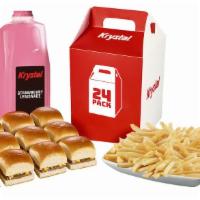 12 Krystals® + Party Fries + Any Half Gallon Beverage · 
