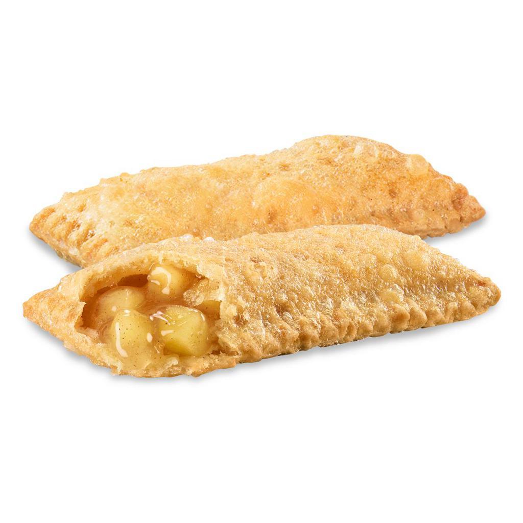 2 Apple Pies · As sweet (and American) as apple pie, our apple turnover is filled with apples, mixed with the perfect blend of spices and then stuffed into a delicious, flaky crust, making the perfect portable dessert.