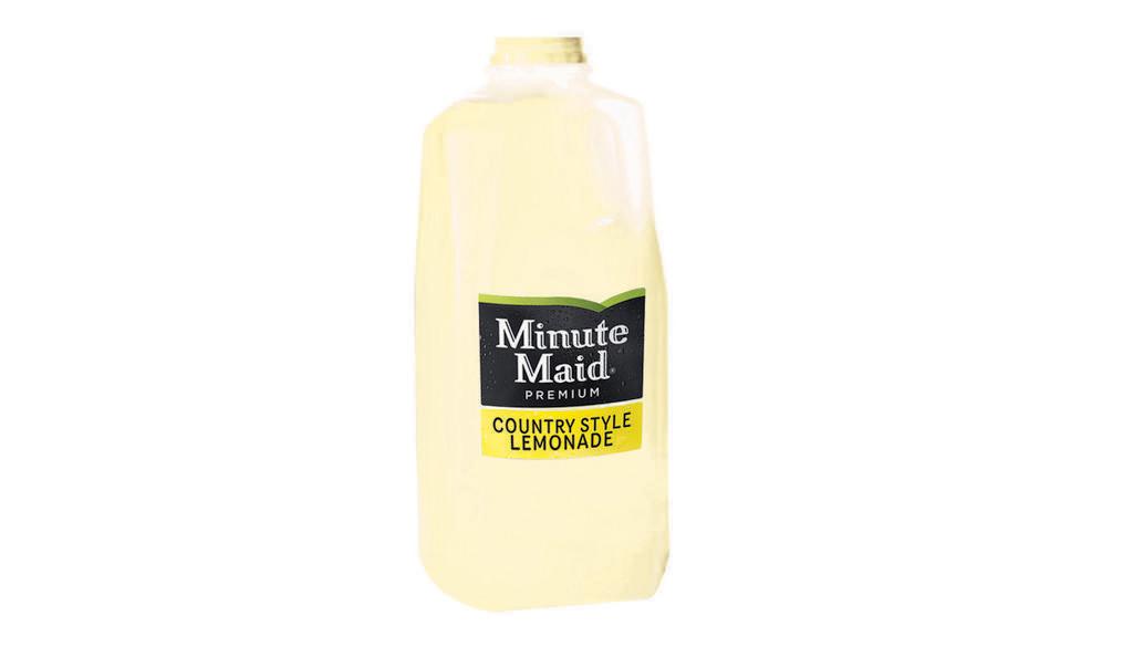 Half Gallon Minute Maid Lemonade · 