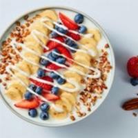 Very-Berry Banana Bowl · Packed with strawberries, blueberries and banana slices all atop our creamy vanilla yogurt, ...