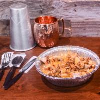 Green Chili Mac N Cheese   · Made with Hearty macaroni pasta, creamy cheddar, Colby and Parmesan cheese, authentic diced ...