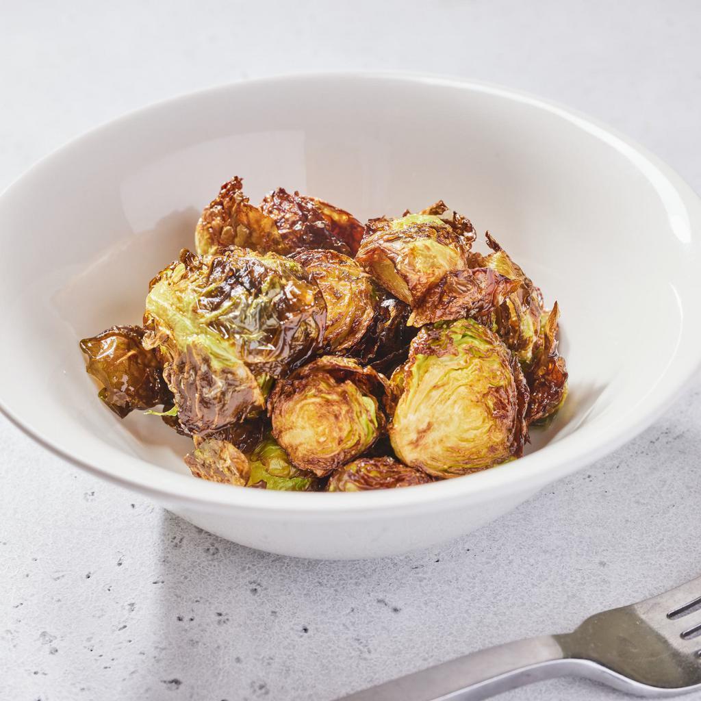 Brussels Sprouts (V, GF) · Roasted with extra virgin olive oil. Good for gluten-free, dairy-free, paleo, keto, vegetarian, vegan, whole30. Aioli contains eggs. We cannot make substitutions.