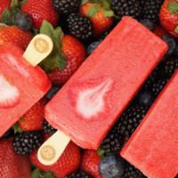 Strawberry Paleta · Gluten-free, nut-free, dairy-free, vegan, vegetarian, low-fat.