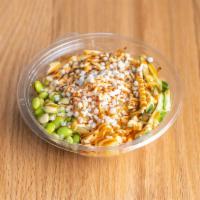 Amazing Crunch · Brown rice, crabmeat, with pineapple, edamame, cucumber topped with eel sauce and spicy mayo...