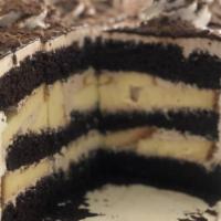 Choco Queso · Chocolate with cheesecake filling. Chocolate cake filled with chocolate whip cream and chees...