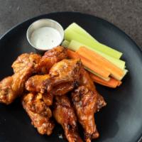 Chicken Wings · 8 pieces. Served with celery or carrot. Choice of sauce. 