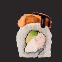 Bell Roll · In: Philadelphia, avocado, cucumber and crab mix. Out: tempura shrimp, drizzle with chipotle...