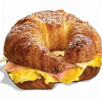 Egg, Ham & Cheese Croissant  · 2 Eggs , Grilled Ham & American Cheese