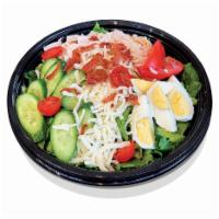 Chef · Oven Roasted Turkey Breast, Tomato, Boiled Egg, Cucumber, Provolone Cheese & Balsamic Dressing