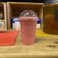 Very Berry Smoothie (Cheer Up!) · Blueberry, Strawberry, Cranberry, Vanilla, Organic Almond Milk  
