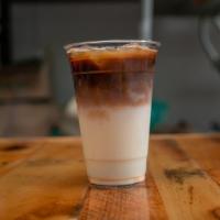 Iced Latte · Comes with choice of milk. Extra espresso shot for an additional charge. 