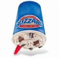 S'mores Blizzard® Treat  · Marshmallow filled chocolates and graham blended with creamy DQ® vanilla soft serve blended ...