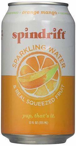 Spindrift Orange Mango Sparkling Water - 12 oz. Fluid · 