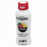 12 oz. Drink Maple Maple Water, Maple, Organic, Raspberry Lemon  · Net wt 0.87 lb.