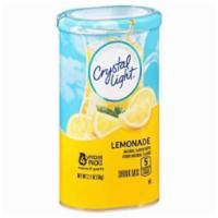 Crystal Light Drink Mix, Lemonade, Pitcher Packs - 8 Quarts · Net wt 0.21 lb.