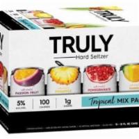 Truly Hard Seltzer Hard Seltzer, Tropical Mix Pack - 12 Pack, 12 oz. Fluid ·  Must be 21 to purchase. 