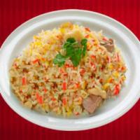 Lamb Biryani · Aromatic basmati rice with mildly spiced lamb boneless pieces.