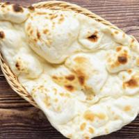 Plain Naan · Indian style pastry flour bread baked in the Tandoor.
