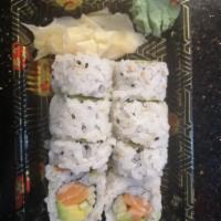 Alaska Roll · Salmon, cucumber, and avocado. Raw roll. Consuming raw or undercooked meat, poultry, seafood...