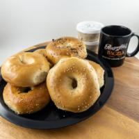 BYO (Build Your Own) Platter #1 · 6 Bagels of choice plus two, 4-ounce cream cheese spreads of your choice. Smoked fish and ve...