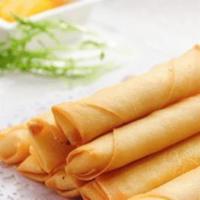 1. Spring Roll (2 pieces) · Rice paper or crispy dough filled with shredded vegetables. 