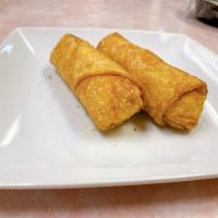 2.  Egg Roll (1 piece) · Crispy dough filled with minced vegetables.