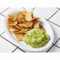Guacamole con Totopos · The Tacombi clásico. A smooth blend of Hass avocados, jalapeño, red onions, and lime juice m...