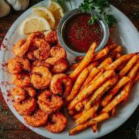 PopCorn Shrimp · PopCorn Shrimp with your choice of side