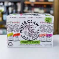 12 Pack of White Claw Variety Pack, Canned Hard Seltzer · Must be 21 to purchase. 5.0 % ABV. 12 oz. 