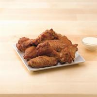 Papa's Wings · Eight oven-baked chicken wings. Served with your choice of two dipping sauces.