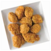 Papa Chicken Poppers · Fifteen lightly breaded oven-baked all-white chicken breast fillets. Served with your choice...