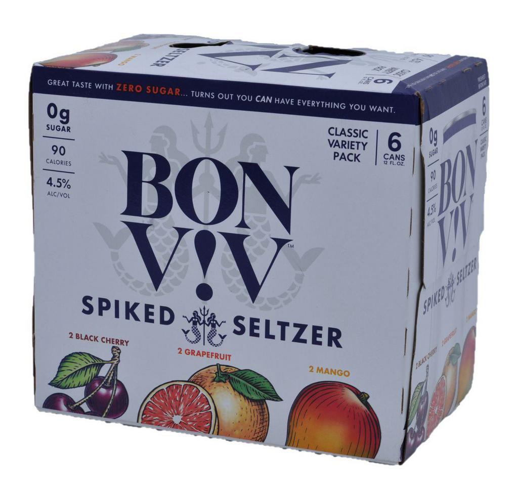 6 Pack of Canned Bon Viv Spiked Seltzer Variety  · Must be 21 to purchase. 12 oz. 