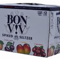 12 Pack of Canned Bon Viv Spiked Seltzer Variety  · Must be 21 to purchase. 12 oz. 