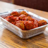 Pasta with Meatballs · Comes with marinara sauce and melted cheese. Extra cheese is available for an extra charge.