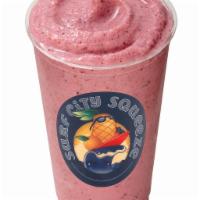 Triple Berry  · Real Fruit Smoothie made with our signature smoothie mix with Strawberries, Blueberries, & R...
