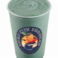 Power Pump · Real Fruit Smoothies Blended with Pineapple, Orange, Banana, Whey Protein & Spirulina