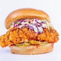 Original Chicken Sandwich · Hand breaded and battered using our custom recipe, this is a 100% antibiotic and hormone fre...