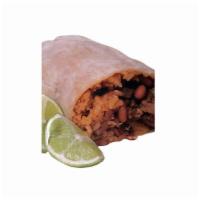 Breakfast Burrito · Flour tortilla, beans, rice, egg and your choice: chorizo; steak; or ham