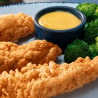 Kids Chicken Fingers · Served with choice of side.
