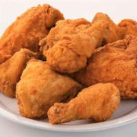 3 Piece White Chicken Breast and 2 Wings Dinner · Includes 1 hand breaded chicken breast, 2 hand breaded chicken wings, 1 biscuit and 2 sides....