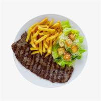Meal 5 · Grilled steak with your choice of 2 sides.