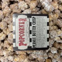 Peanut Butter Crisp Popcorn · The perfect blend of peanut butter, chocolate, and caramel topped with a dusting of powdered...